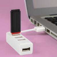 Разветвитель USB на 4 порта белый | 18-4103-1 REXANT