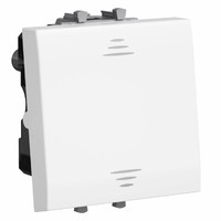 Выключатель модульный 1-кл. 2мод. Avanti "Белое облако" 16А IP20 бел. DKC 4400102 (ДКС)