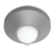 Многофункциональный автономный светильник ДПО 2 Вт 120 Лм 86х47 мм сенсорный (круг серебро) LED Gauss - CL002
