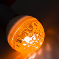 Лампа строб e27 50мм оранжевая | 411-121 NEON-NIGHT