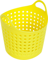 Корзинка для мелочей 11x10x8.5 см пластик цвет желтый BEROSSI аналоги, замены