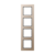 Рамка 4-я для горизонтальной/вертикальной установки Серия- ACreation Материал- дуропласт Цвет- шампань JUNG AC584CH