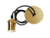 Декоративный патрон с проводом RETRO золотой цвет PLC 02 E27 230V/1M GOLDEN | .5039018 JAZZWAY