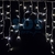 Гирлянда Айсикл (бахрома) светодиодный, 5,6 х 0,9 м, белый провод &quot;КАУЧУК&quot;, 230 В, диоды белые, 240 LED | 255-285 NEON-NIGHT