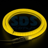 Гибкий профессиональный Неон LED SMD, форма - D, жёлтый, 120 LED/м, бухта 100м 131-071 NEON-NIGHT Шнур светодиодный желт цена, купить
