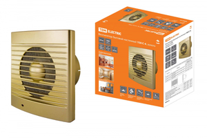 Вентилятор бытовой настенный 150 С-4, золото | SQ1807-0121 TDM ELECTRIC купить в Москве по низкой цене