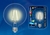 Лампа светодиодная LED 10вт 200-250В шар прозрачное 850Лм Е27 3000К Uniel Sky филамент 10534