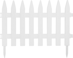 Забор декоративный № 1 Частокол пластик белый аналоги, замены