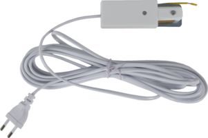 Коннектор для подключения трекового шинопровода к сети в розетку цвет белый Arte Lamp