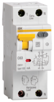 Автоматический выключатель дифференциального тока IEK АВДТ 32 C16 30 мА 16АMAD22-5-016-C-30 (ИЭК) 2п C тип A 6кА MAD22-5-016-C-30 1п+N купить в Москве по низкой цене