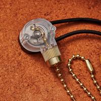 Выключатель для настенного светильника c проводом и деревянным наконечником, Gold, (1шт.) | 06-0243-A REXANT