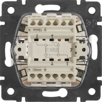 Выключатель одноклавишный Legrand Valena встроенный промежуточный 250 В 10 А белый 774407