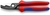 Кабелерез с двойными режущими кромками рез: кабель d 20мм (70кв.мм AWG 2/0) L-200мм 2-компонентные рукоятки черн. Knipex KN-9512200