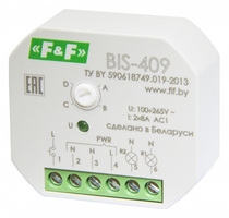 Реле импульсное BIS-409 (4 функции; управление двумя нагрузками; для установки в монтаж. коробку d60мм) F&F EA01.005.009 Евроавтоматика ФиФ цена, купить