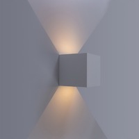 Настенный светильник уличный светодиодное RulKub 6 Вт IP54 цвет белый металлик Arte Lamp