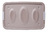 Ящик Астело 60x40.4x28 см пластик с крышкой на колесах цвет прозрачный MARTIKA
