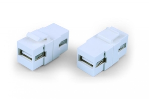 Вставка KJ1-USB-A2-SCRW-WH формата Keystone Jack USB 2.0 (Type A) под винт ROHS бел. Hyperline 251290 цена, купить