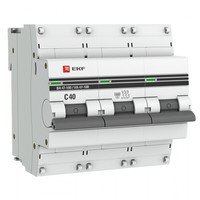 Автоматический выключатель EKF PROxima 3 П 40 А С 10 kA ВА 47-100 mcb47100-3-40C-pro