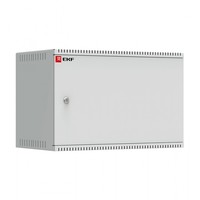 Шкаф телекоммуникационный настенный 6U (600х350) дверь металл, Astra A серия EKF Basic | ITB6M350