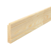 Багетный погонаж деревянный сращенный тип 1 13х59х2200 мм хвоя Экстра