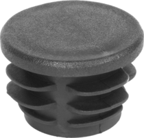 Заглушка пластиковая круглая 48 мм, цвет черный, 4 шт. аналоги, замены