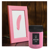 Краска акриловая Aturi цвет розовый 60 г DESIGN