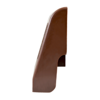 Монтажный бокс ПВХ к плинтусу, высота 56 мм, цвет темно-коричневый RICO аналоги, замены