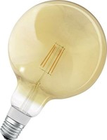 Лампа светодиодная управляемая SMART+ Filament Globe Dimmable 55 6 W/2400K E27 | 4058075208599 LEDVANCE Osram 6Вт/2400К диммируемая спот 5Вт Вт) 2700К купить в Москве по низкой цене