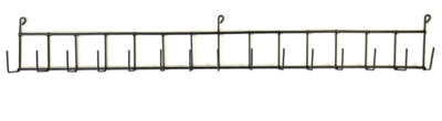 Вешалка для садового инструмента одинарная 100x14x6.5 см сталь черный аналоги, замены