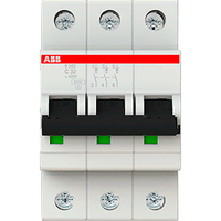 Автоматический выключатель 3-полюсной ABB S203 32А 6 кА тип С2CDS253001R0324