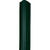 Штакетник ЭКО-М 76мм 1.8 м двухсторонний зеленый