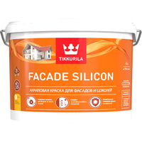 Краска для фасадов и цоколей Tikkurila Facade Silicon База VVA белая глубокоматовая 9 л 700011476 аналоги, замены