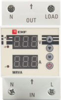 Реле напряжения и тока EKF MRVA 50A с дисплеем