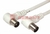 Шнур ТВ штекер - штекер, угловой, длина 1,5 метра, белый | 18-0112 REXANT