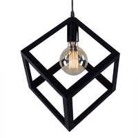 Светильник подвесной КС30101/1P, 1 лампа, 3 м², цвет чёрный КЛЮЧНИК