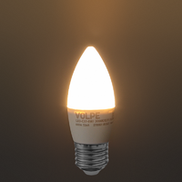 Лампа Volpe Е27 6 Вт DIM матовая 600 Лм теплый свет Uniel
