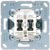 Выключатель контрольный 2-клавишный с подсветкой (с механической блокировкой одновременного включения). Механизм. 10A 250V JUNG 505KOVU5