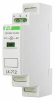 Указатель напряжения LK-712 (сигнализация наличия 1ф 35мм 230В IP20 монтаж на DIN-рейке) F&F EA04.007.001 Евроавтоматика ФиФ цена, купить