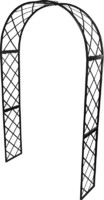 Арка садовая «Готика», 232х125х35 см, сталь, цвет чёрный аналоги, замены