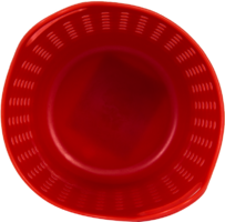 Корзинка для мелочей 11x10x8.5 см пластик цвет красный BEROSSI