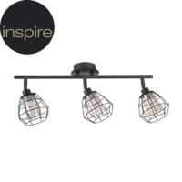 Спот поворотный Inspire Baron 3 лампы 9 м² цвет чёрный аналоги, замены