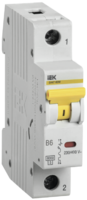 Выключатель автоматический однополюсный ВА47-60 6А B 6кА | MVA41-1-006-B IEK (ИЭК)