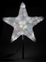 Акриловая светодиодная фигура "Звезда" 30см, 45 светодиодов, белая, | 513-435 NEON-NIGHT