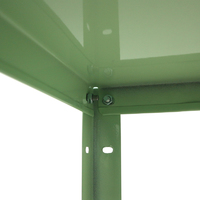 Стеллаж Colour 5 полок 90x175x30 см нагрузка на полку до 70 кг металл цвет зеленый AR SHELVING
