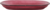 Поднос Vidage Amatista, 24.8x12.8 см, стекло, цвет красный