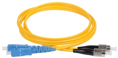 Оптический патч-корд, SM, 9/125 (OS2), SC/UPC-FC/UPC,(Duplex),1м F | FPC09-SCU-FCU-C2L-1M ITK IEK (ИЭК) коммутационный переходной для одномодового кабеля двойного исполнения LSZH Шнур 1м цена, купить