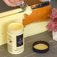 Краска для мебели меловая Aturi цвет английский желтый 400 г DESIGN