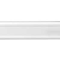 Плинтус угловой полистирол ударопрочный Decomaster D006 белый 22х22х2000 мм