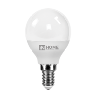 Лампа светодиодная LED-ШАР-VC 8Вт шар 4000К нейтр. бел. E14 760лм 230В IN HOME 4690612020556