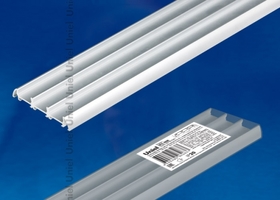 Профиль алюминиевый для LED ленты UFE-A08 SILVER 200 POLYBAG накладной анодир. (дл.2м) Uniel UL-00000602 светодиодной см ТМ купить в Москве по низкой цене